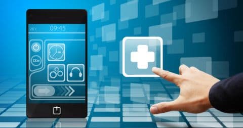 Illustration Des applications recommandées pour les mobinautes santé