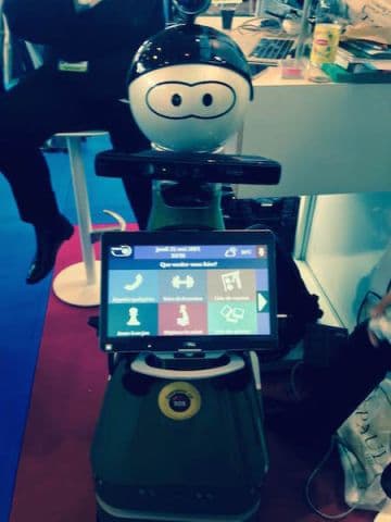 Illustration Kompaï : le robot compagnon en visite à HIT 2015