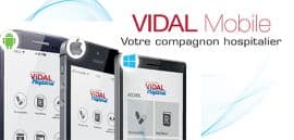 Illustration VIDAL Compagnon Hoptimal, l'application mobile de VIDAL