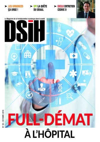Illustration À la une de DSIH28 : l’hôpital en mode Full Démat’
