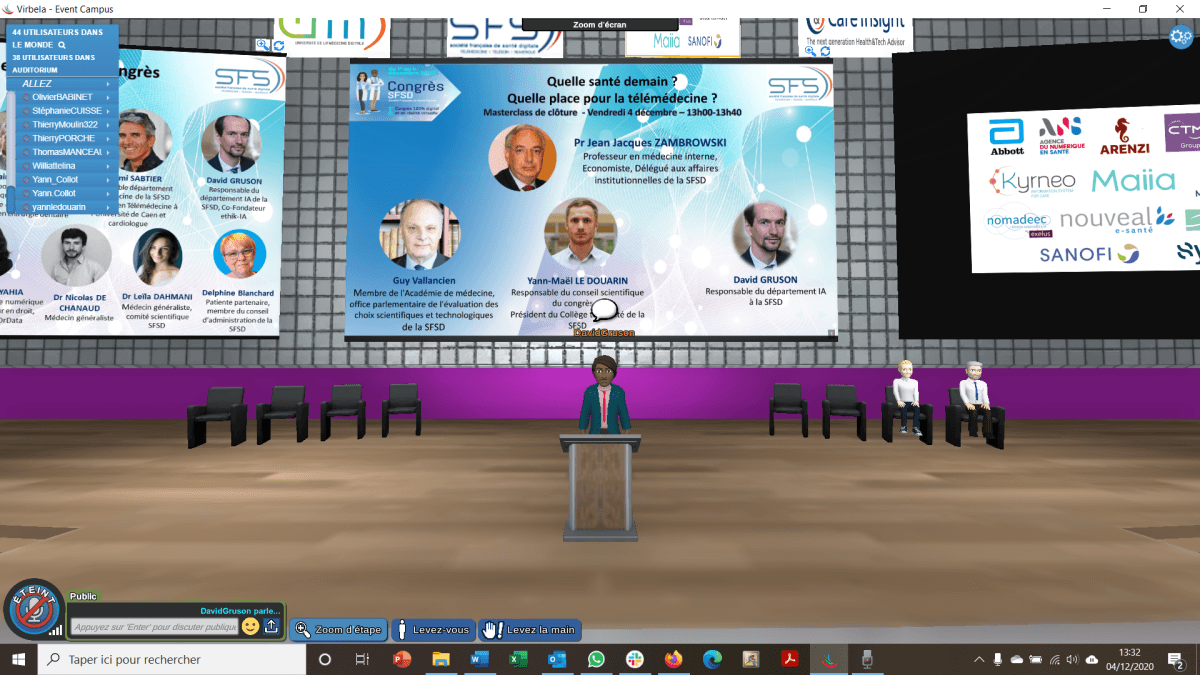 Illustration Un congrès en réalité virtuelle pour une santé en réelle évolution