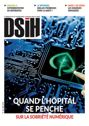 Illustration A la une de DSIH n° 36, mai 2022 # Quand l’hôpital se penche sur la sobriété numérique