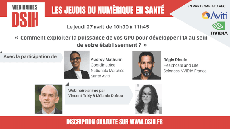 Illustration #Webinaire DSIH | Jeudi 27/04 « Comment exploiter la puissance de vos GPU pour développer l'IA au sein de votre établissement? »