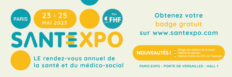 Illustration L’édition 2023 de SANTEXPO - LE rendez-vous annuel de la santé et du médico-social abordera : « La Santé au cœur de la démocratie »