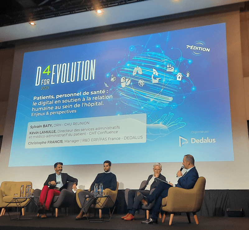 Illustration Patients, personnels de santé : le digital en soutien à la relation humaine au sein de l'hôpital. Enjeux & perspectives