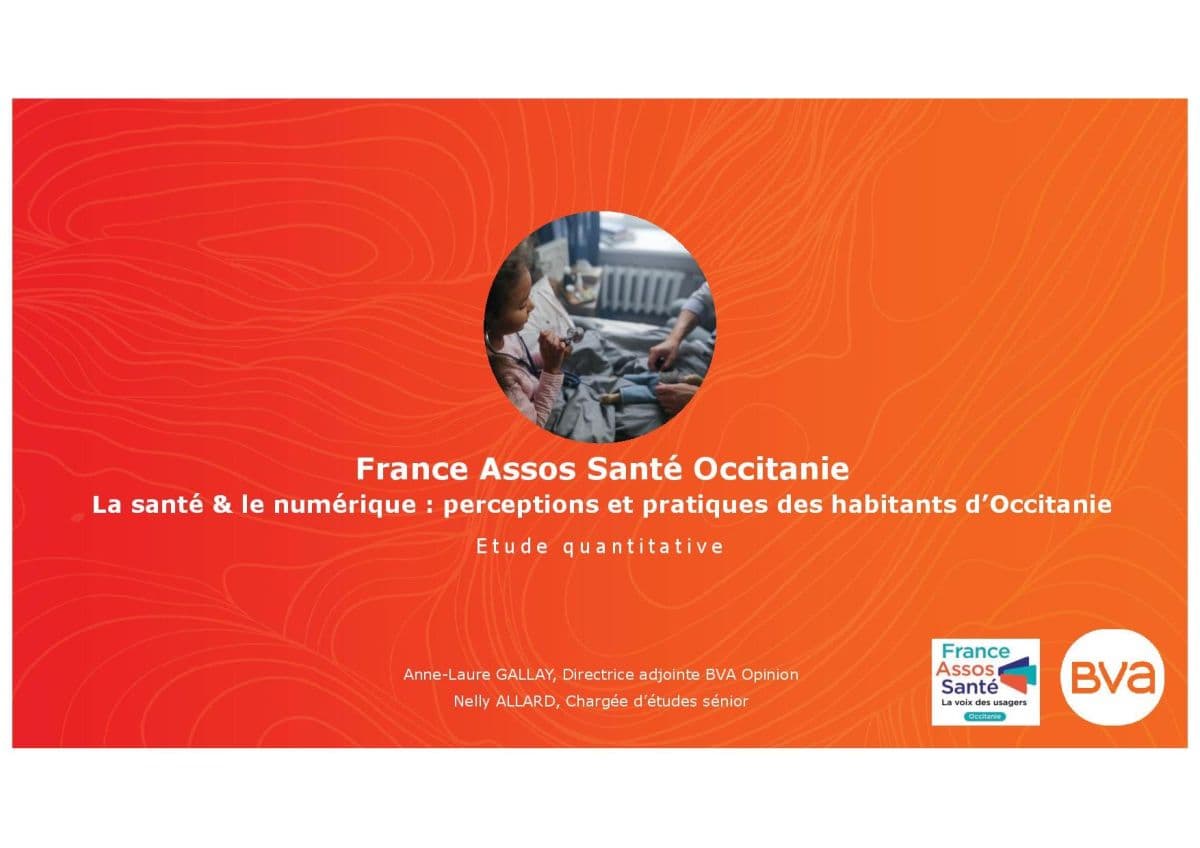 Illustration Les regards et les pratiques des habitants d’Occitanie relatifs au numérique en santé