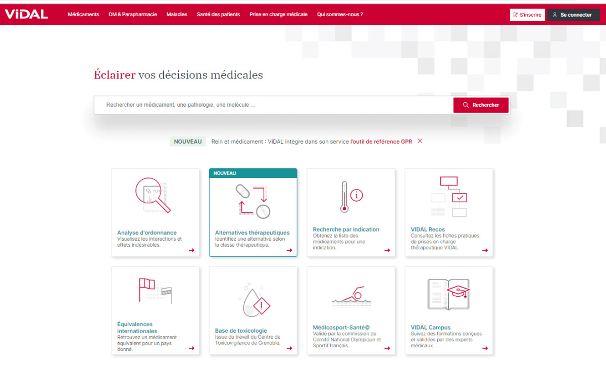 Illustration VIDAL.fr fait peau neuve pour accompagner l’évolution de la pratique médicale quotidienne