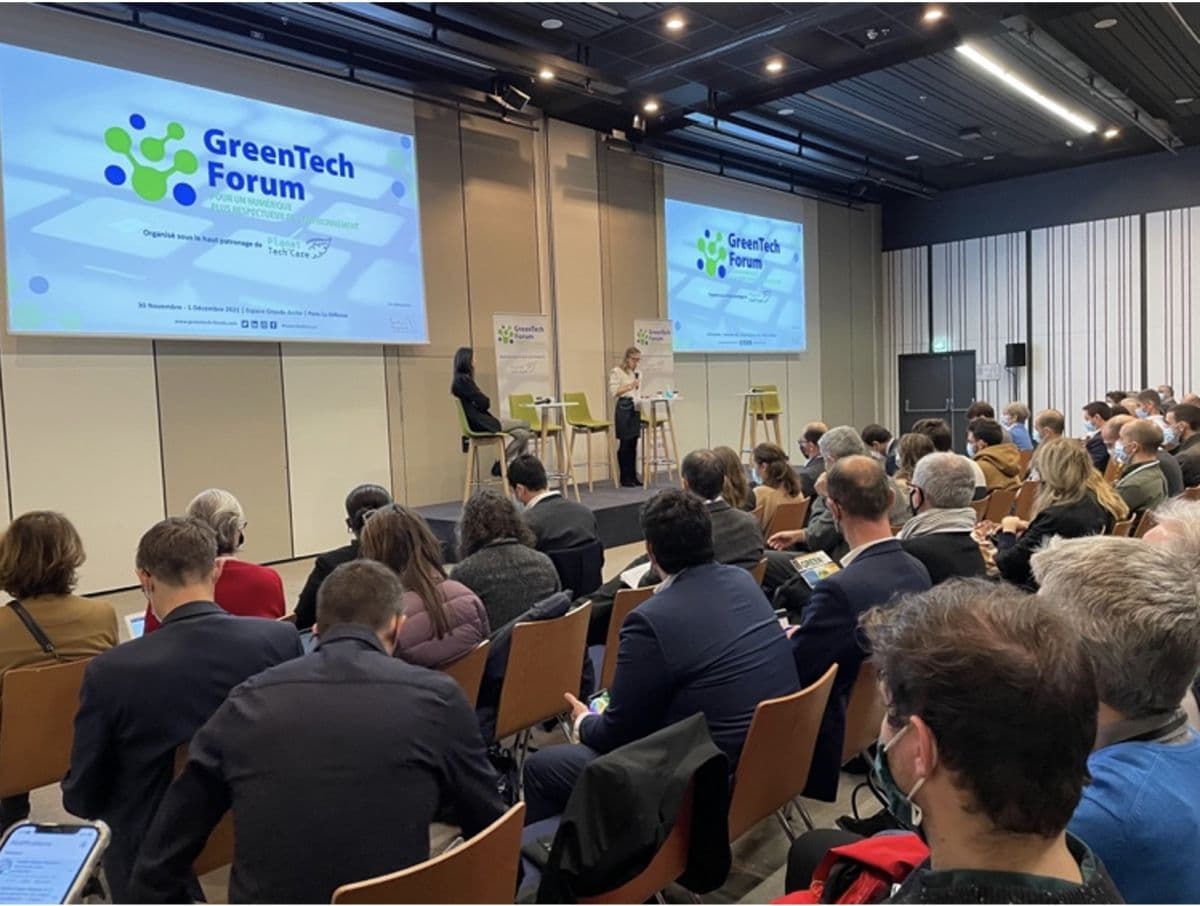 Illustration Avec plus de 2 000 participants, le GreenTech Forum 2023 s’impose comme le RENDEZ-VOUS professionnel Numérique et Environnement