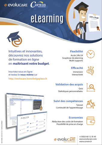 Illustration Compétences informatiques : Evolucare Technologies mise sur l’e-learning
