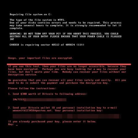 Illustration Nouvelle alerte : Petya revient en force, empruntant les traces de Wannacry