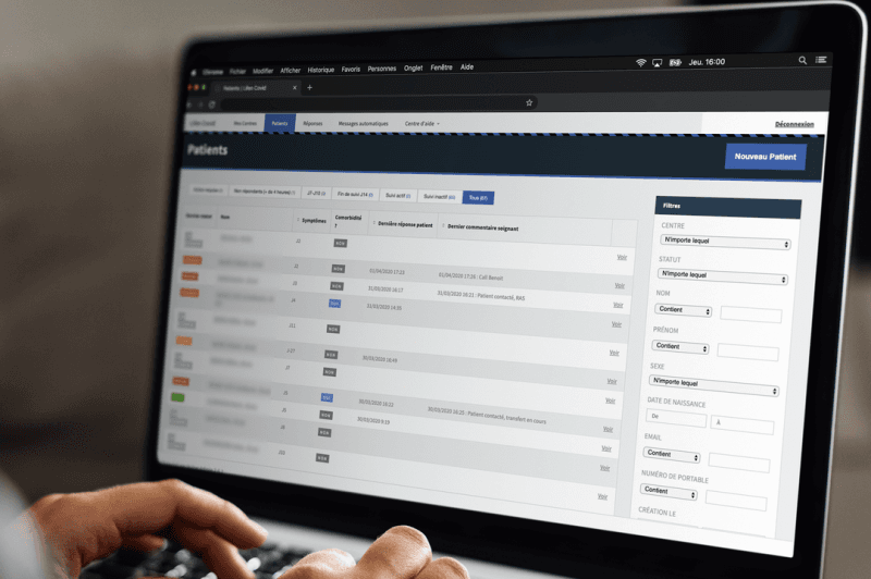 Illustration L'outil de télésuivi Lifen-Covid déployé à tous les soignants de la région Grand Est