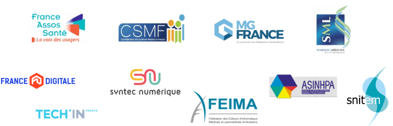 Illustration Déclaration commune sur les enjeux du numérique en santé