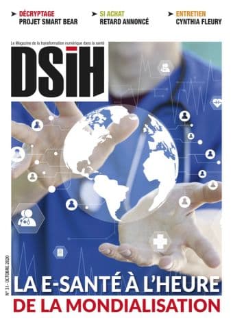 Illustration A la une de DSIH 31 : La e-santé à l’heure de la mondialisation