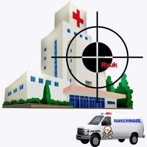 Illustration Ryuk le retour : après UHS et Sopra Steria, le secteur de la santé en ligne de mire