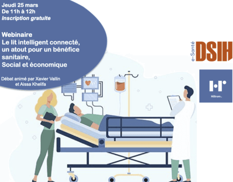 Illustration #Webinaire DSIH : le lit intelligent connecté, un atout pour un bénéfice sanitaire, social et économique