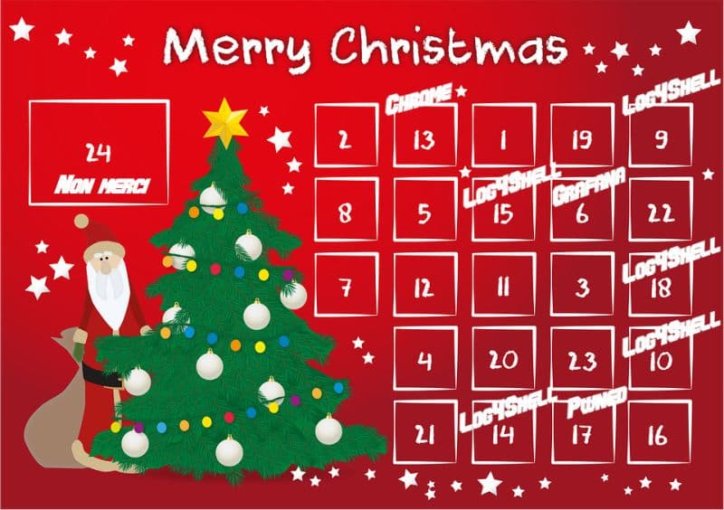 Illustration Avec un tel calendrier de l’avent, aucun RSSI n’aura envie d’ouvrir les cadeaux au pied du sapin cette année…