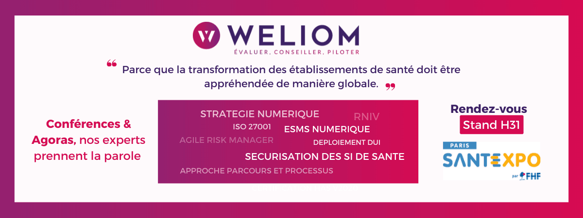 Illustration SANTEXPO 2022 : Les experts WELIOM prennent la parole sur les enjeux stratégiques des acteurs de santé