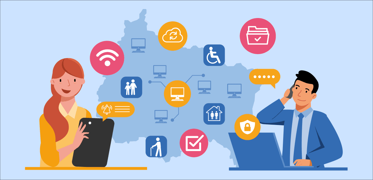 Illustration Naissance du Collectif Systèmes d’Information Médico-Social Grand Est pour accompagner les établissements et services sociaux et médico-sociaux (ESSMS4) de la région Grand Est dans le déploiement du numérique