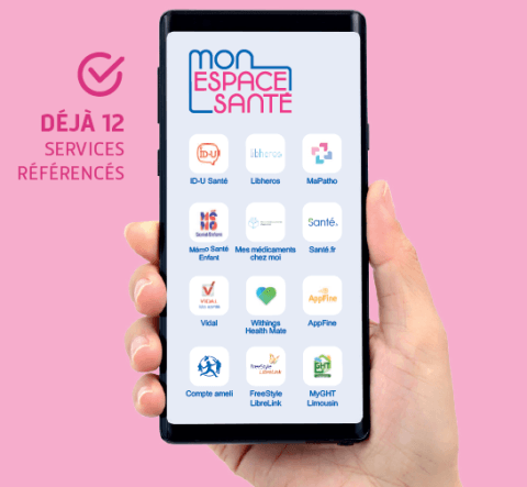 Illustration Les 12 premiers services du catalogue de Mon espace Santé