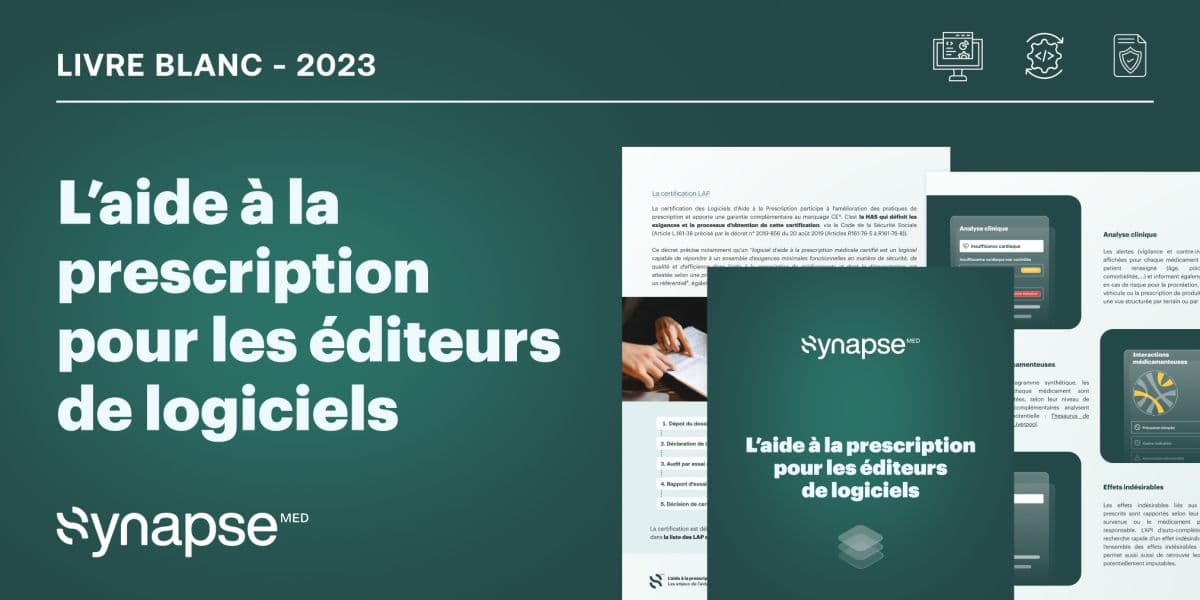 Illustration L’aide à la prescription pour les éditeurs de logiciels