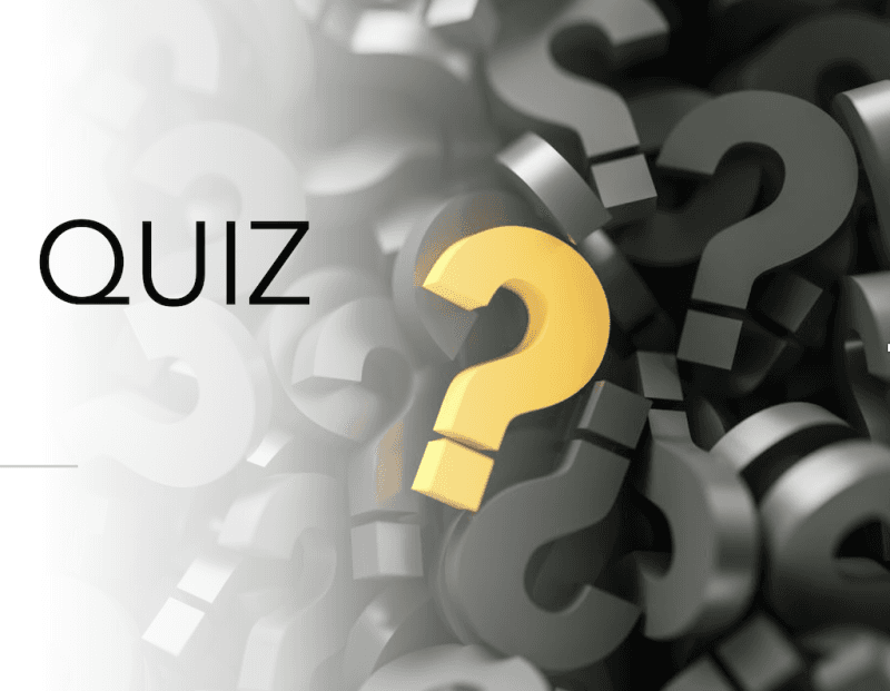 Illustration Le quiz annuel
