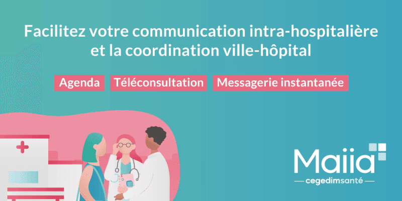 Illustration Maiia : une suite de services pour faciliter la coordination ville-hôpital