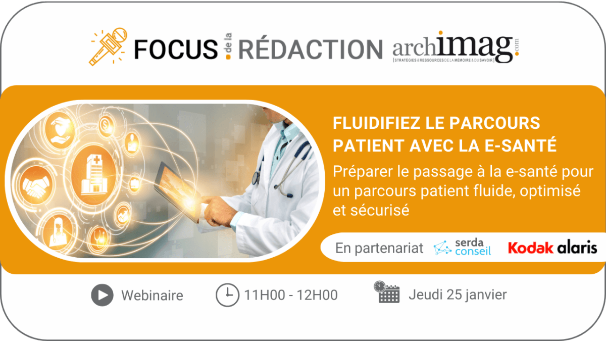 Illustration Webinaire « Le passage à la e-santé pour un parcours patient fluide, optimisé et sécurisé »