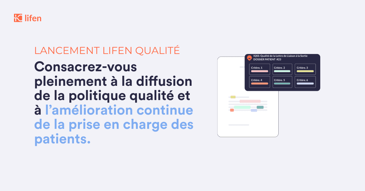 Illustration Lifen Qualité : transformez l'audit qualité IFAQ en un véritable levier d'excellence