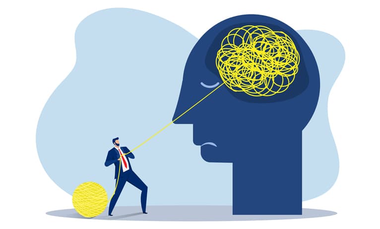 Illustration De la notion de biais cognitifs en cyber