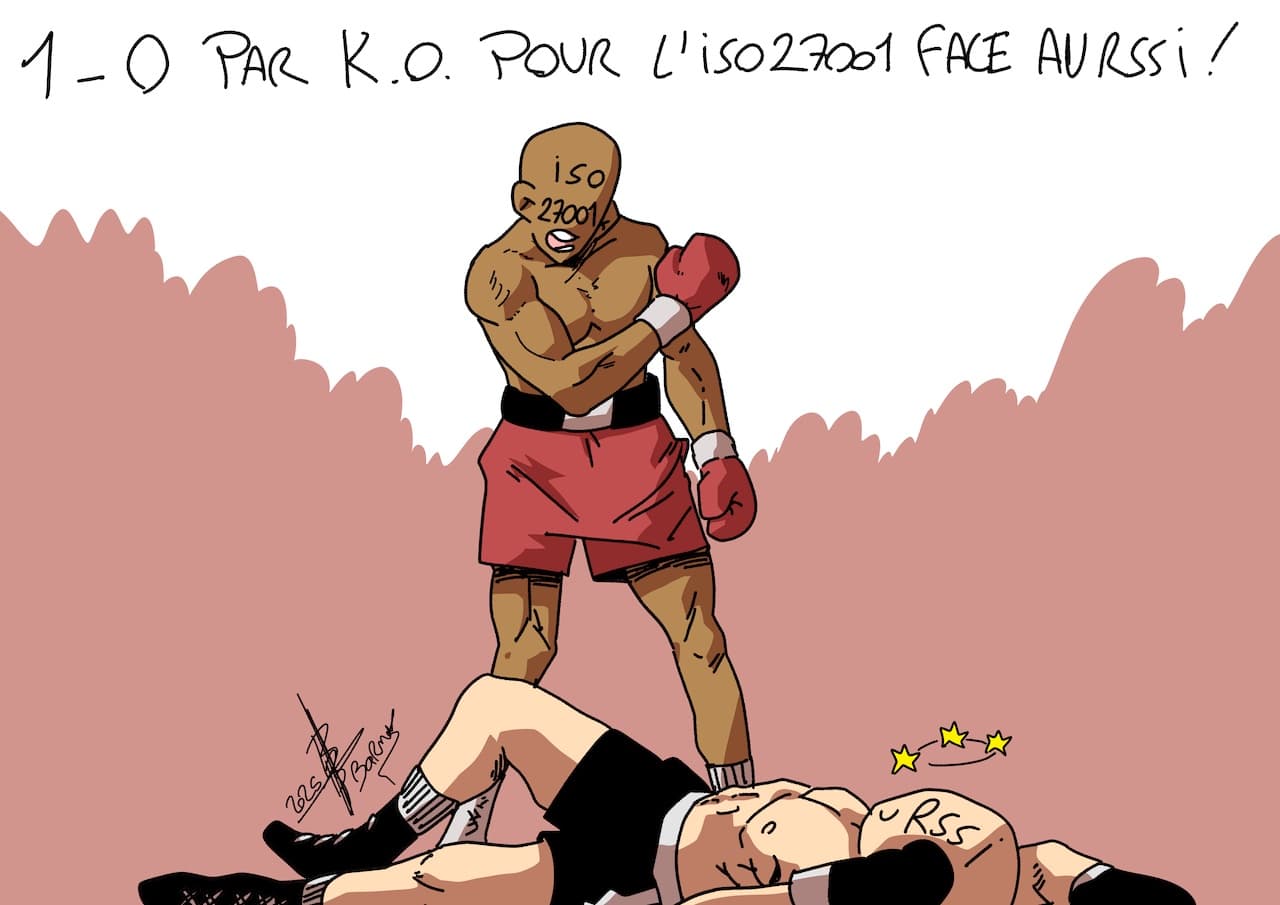 Illustration Match 27001 versus RSSI : 1 à 0