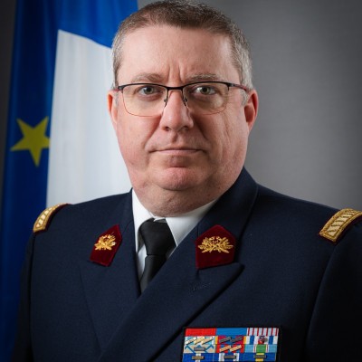 Illustration Vincent Bacquey promu officier général numérique du SSA